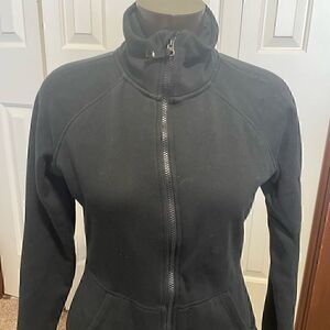 Skechers Womens Medium Thick Black Fleece Full Zip